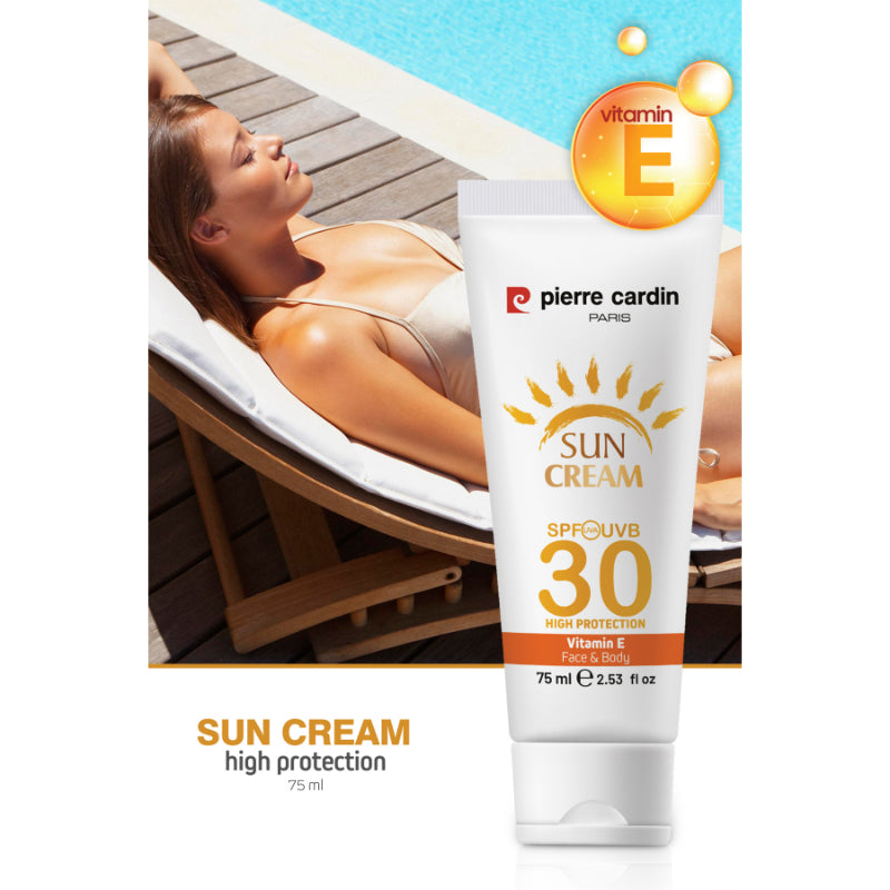 Pierre Cardin Paris Sun Cream 30 SPF High Profile 75ml