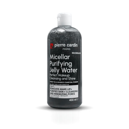 Pierre Cardin Paris Cleansing Micellar Water 400ml - With Green Tea & Bamboo Charcoal Powder