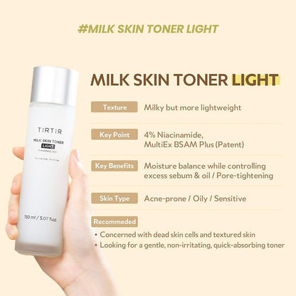 TirTir - Milk Skin Toner (Light)