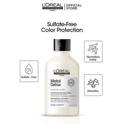 Loreal Professional Serie Expert Metal Detox Shampoo - 300ml