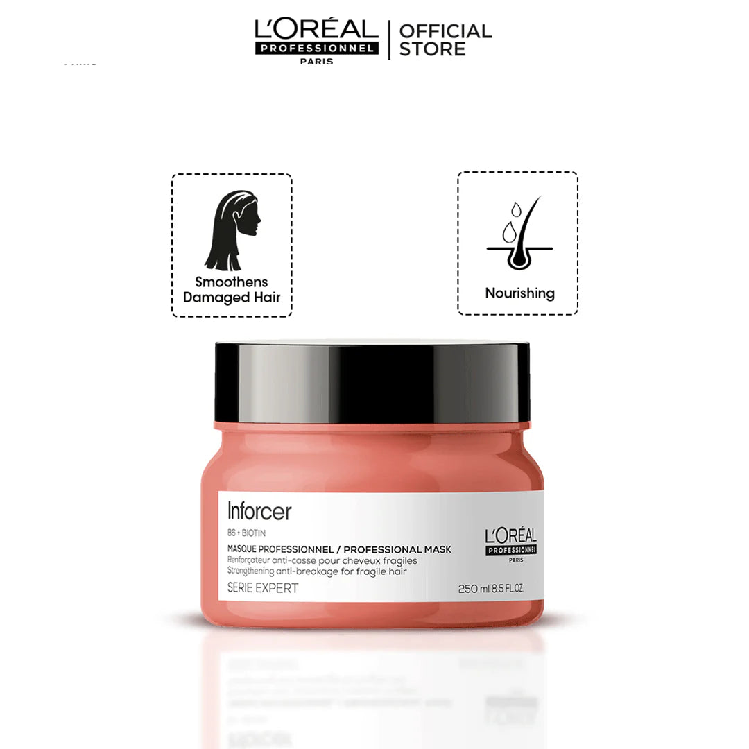 Loreal Professional Serie Expert Inforcer Mask - 250ml - For Long Fragile, Breaking Hair