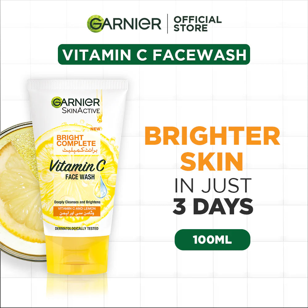 Garnier - Skin Active Bright Complete Face Wash - 100 ml