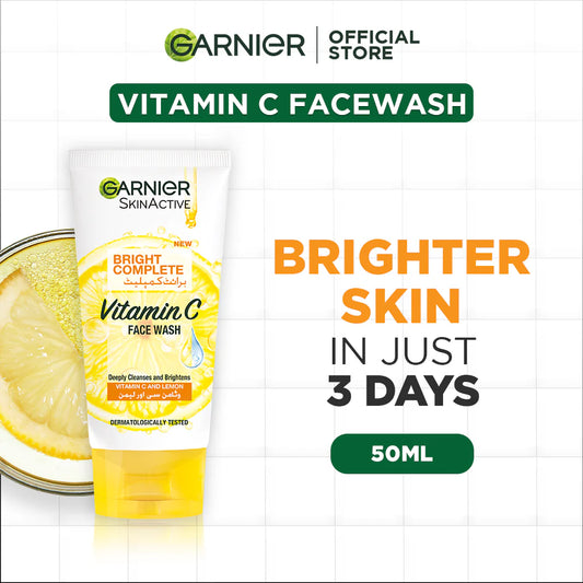 Garnier - Skin Active Bright Complete Face Wash - 50 ml