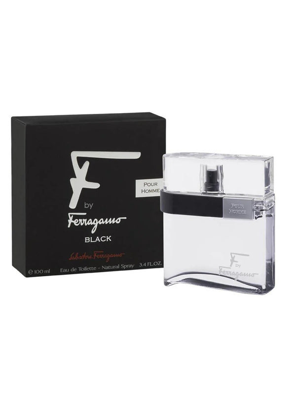 Salvatone Ferragamo F by Ferragamo Black PourHomme EDT 100ml
