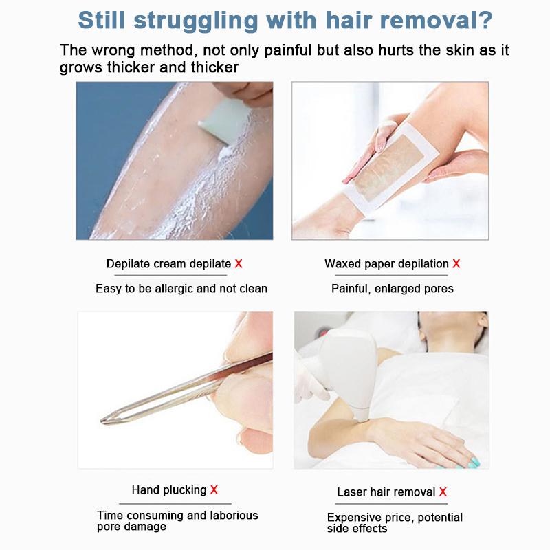 Crystal Hair Eraser - Magic Hair Removal For Men & Women.