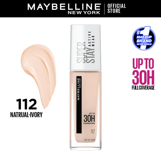 Maybelline - SuperStay 30H Full Coverage Liquid Foundation - 112 Natural Ivory