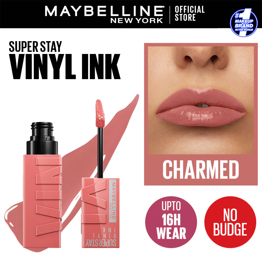 Maybelline - Superstay Vinyl Ink Lipstick - Charmed