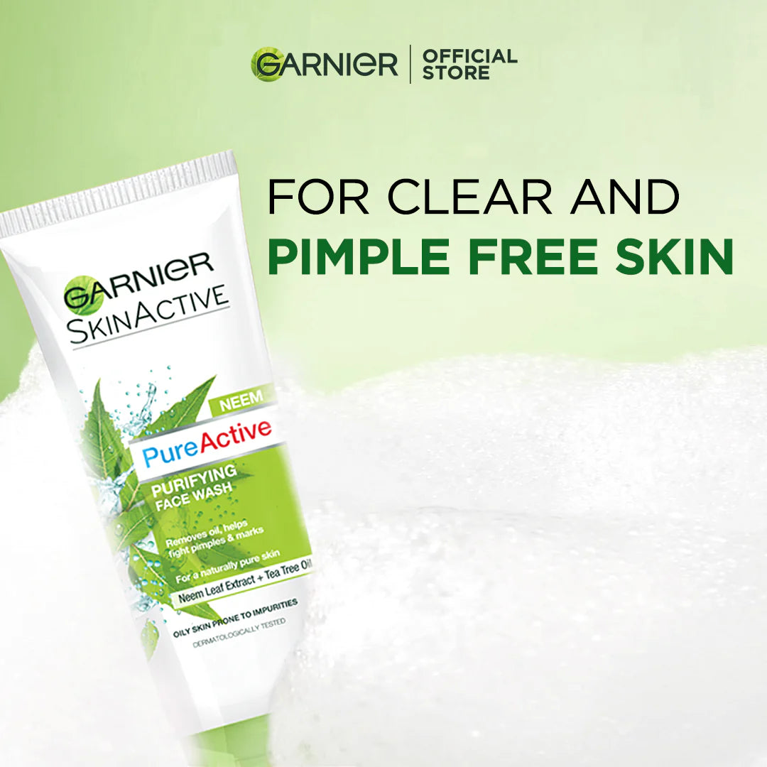 Garnier - Pure Active Neem Purifying Face Wash - 50ml