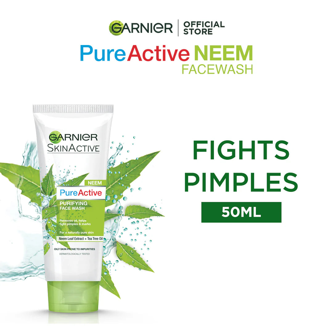 Garnier - Pure Active Neem Purifying Face Wash - 50ml