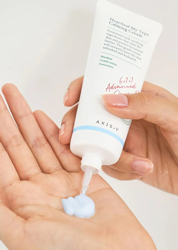 Open tube close-up showing gel-cream texture