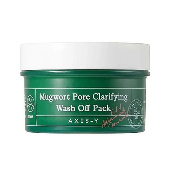 AXIS-Y Mugwort Pore Clarifying Wash-Off Pack 100 ml jar front – buy in Pakistan
