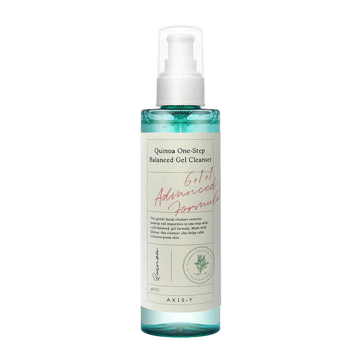 AXIS-Y Quinoa Balanced Gel Cleanser 180 ml bottle front view – buy in Pakistan