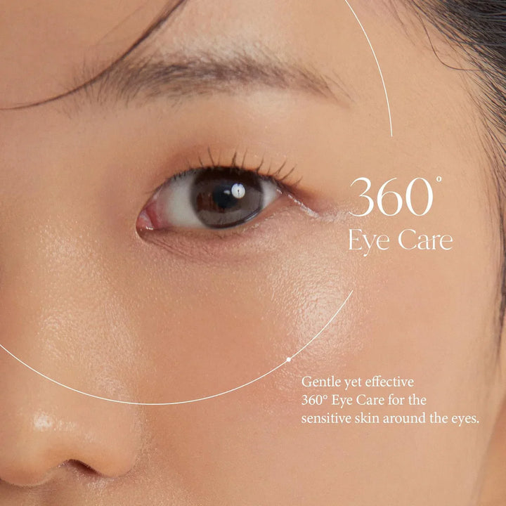Serum being applied under-eye area