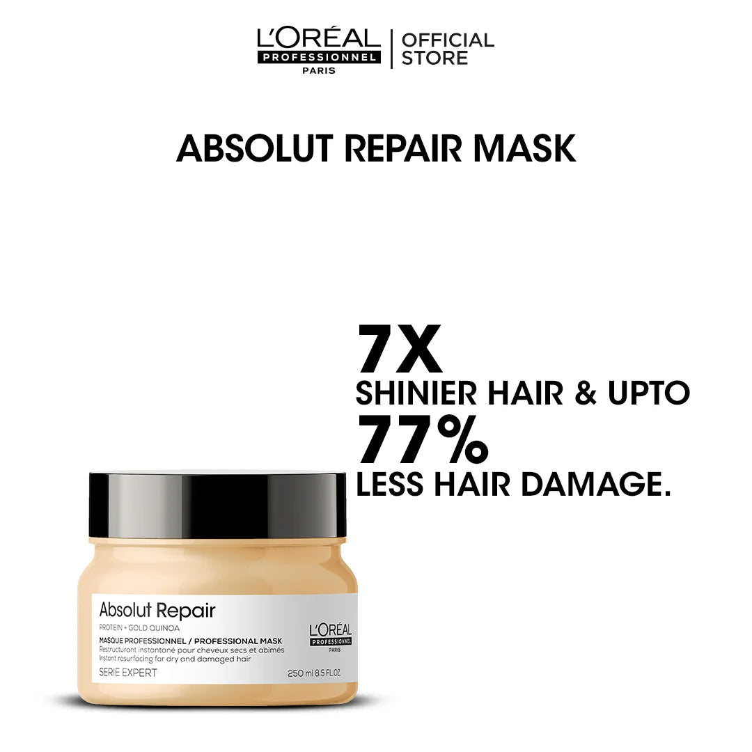 Loreal Professional Serie Expert Absolut Repair Mask - 250ml - For Dry And Damaged Hair