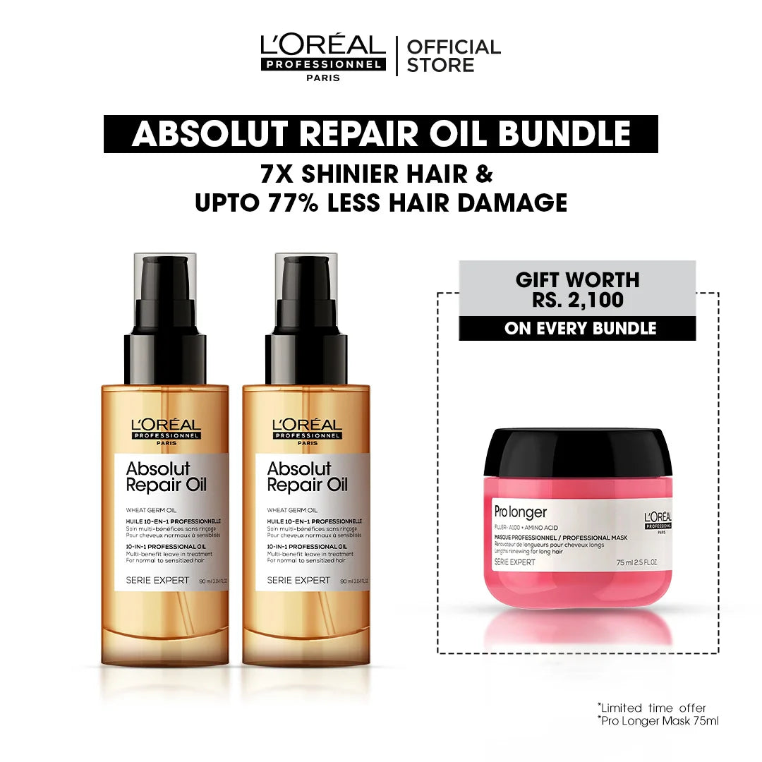 Loreal Professional Serie Expert Absolut Repair Oil Bundle