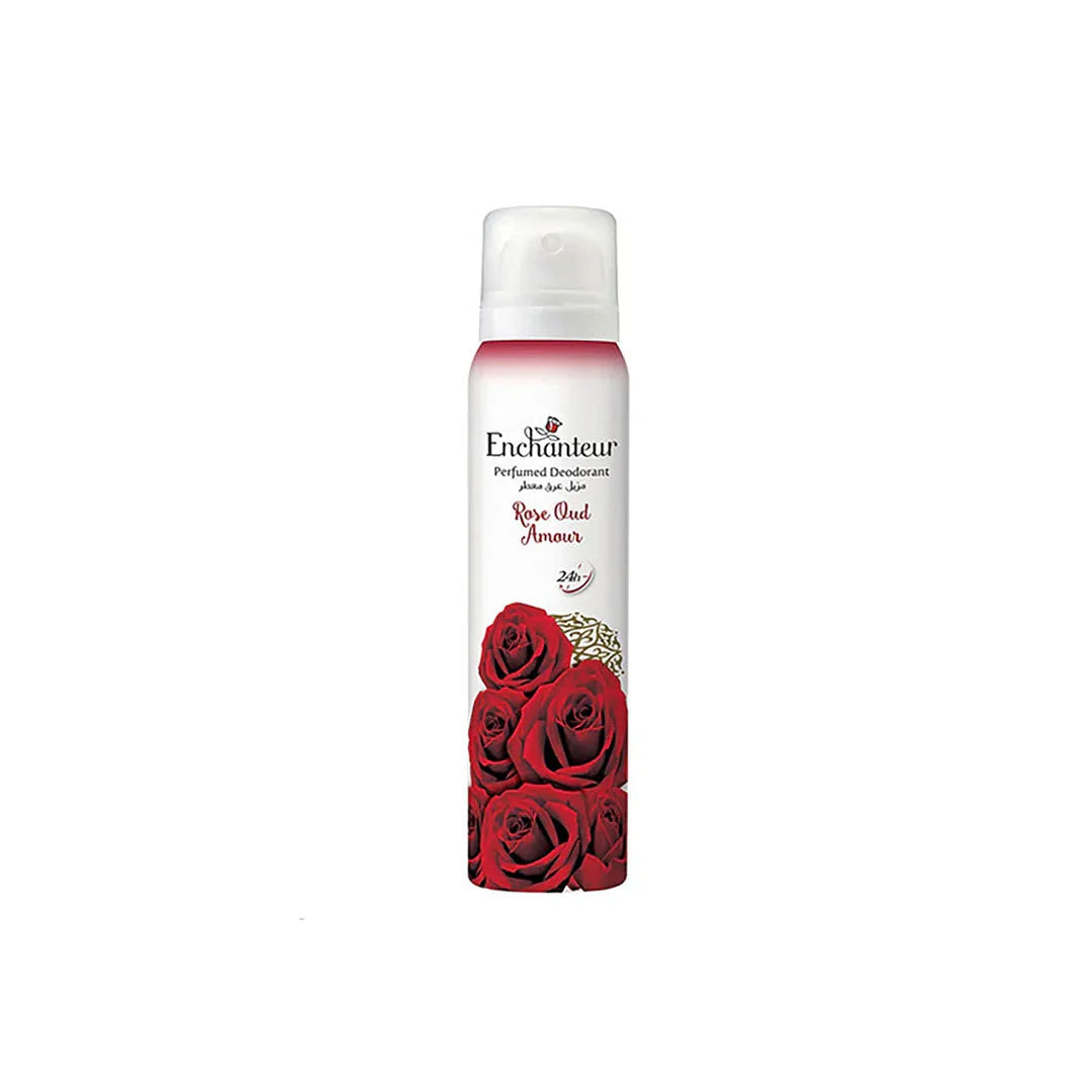 Enchanteur Rose Oud Amour Body Spray For Women 150ml