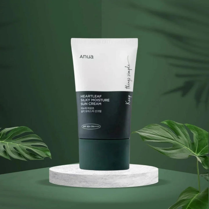 Broad spectrum SPF 50 sunscreen tube