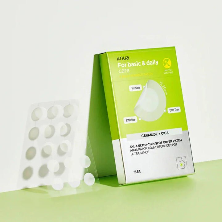 Close-up of ultra-thin hydrocolloid patch