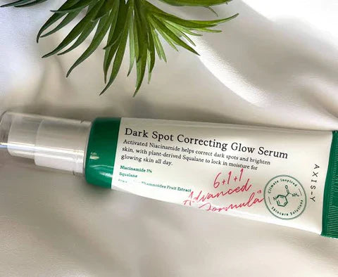 Pump bottle detail of Axis-Y Dark Spot Correcting Glow Serum