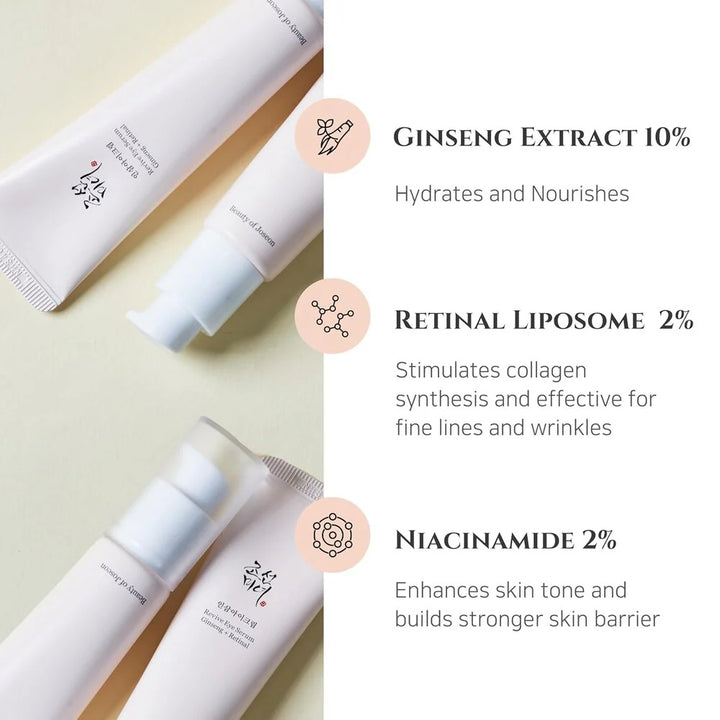Beauty of Joseon Revive Eye Serum retail box & applicator