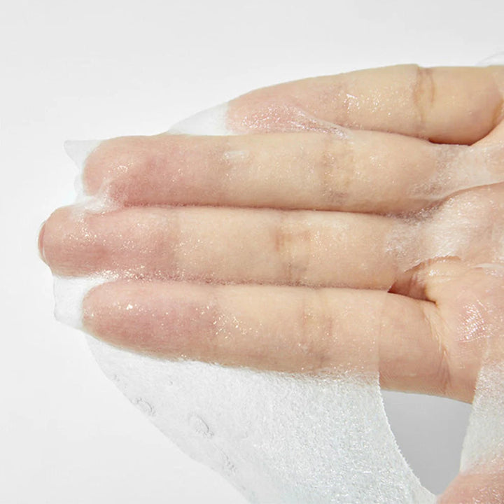 COSRX Snail Mucin Sheet Mask Unfolded for Full Face Application