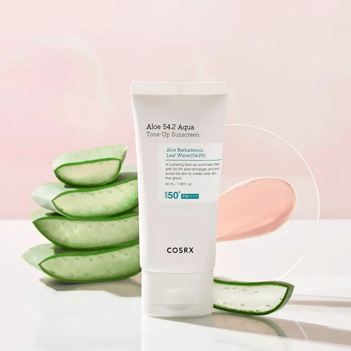 COSRX Aloe Tone-Up Sunscreen 50ml Hydrating Korean Skincare