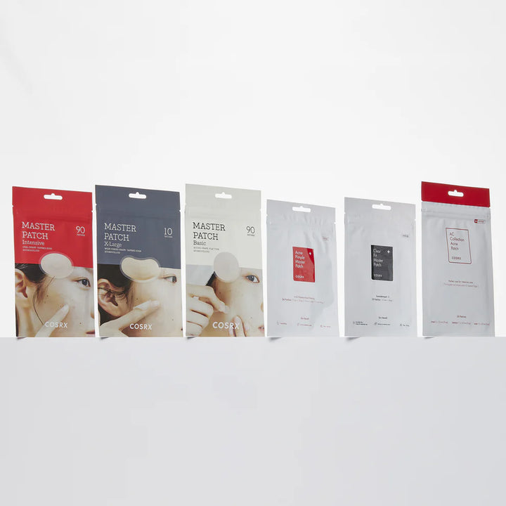 Range of COSRX Master Patch products.