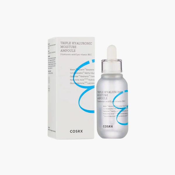 “COSRX Hydrium Triple Hyaluronic Moisture Ampoule 40ml bottle with pipette”