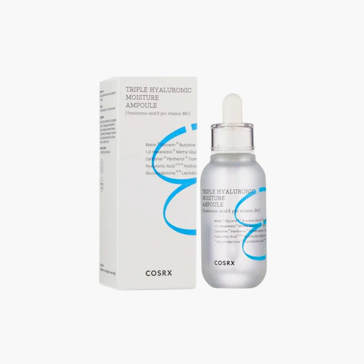 “COSRX Hydrium Triple Hyaluronic Moisture Ampoule 40ml bottle with pipette”