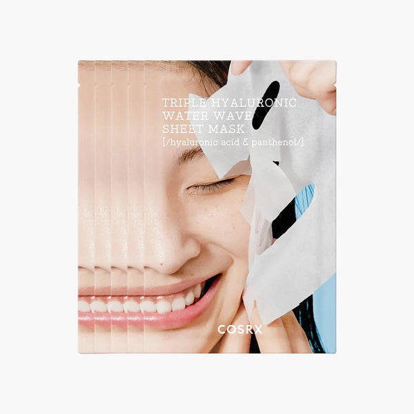Using Hydrium Triple Hyaluronic Water Wave Sheet Mask for Instant Hydration