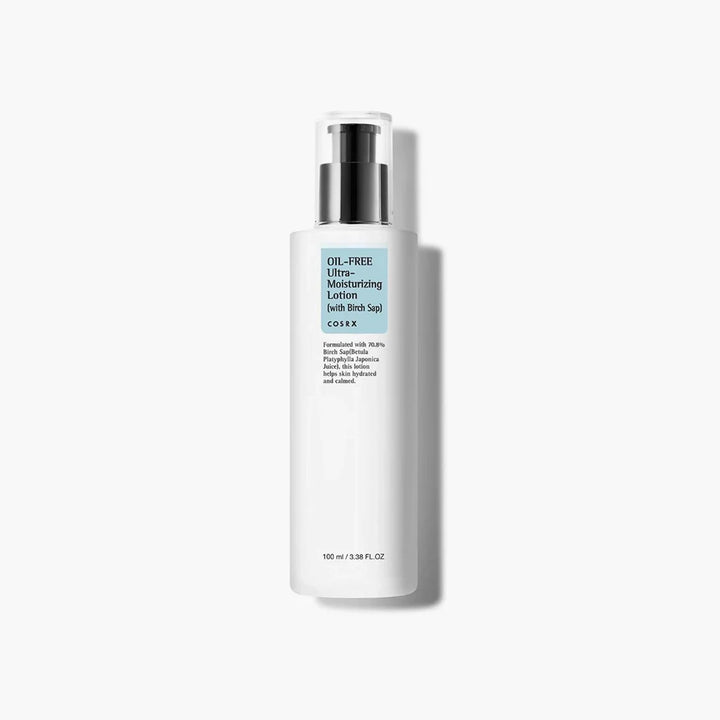 COSRX Oil-Free Ultra Moisturizing Lotion with Birch Sap 100ml – Lightweight Korean Skincare