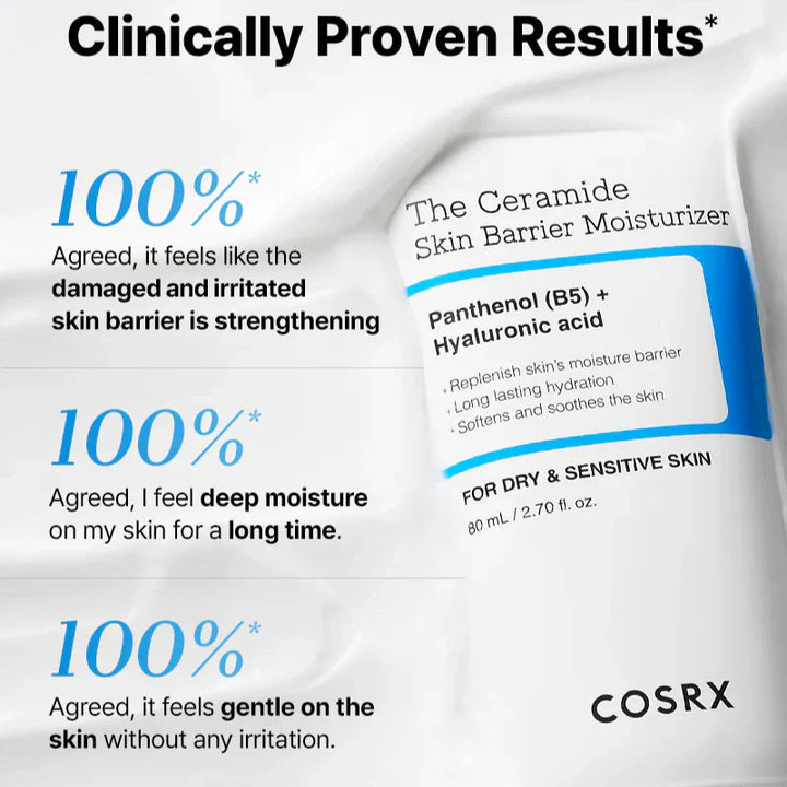 COSRX Ceramide Skin Barrier Moisturizer Soft and Lightweight Texture