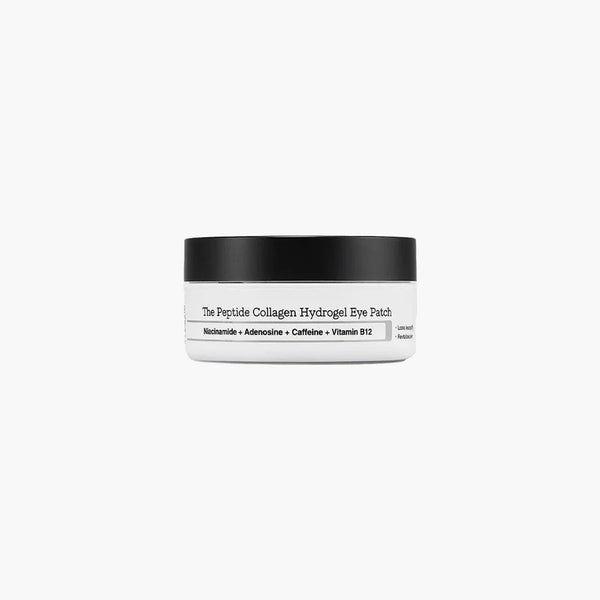 “COSRX Peptide Collagen Hydrogel Eye Patches 60-count jar – firming + depuffing formula”