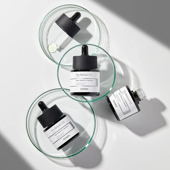 Lightweight COSRX Retinol Oil Absorbing into Skin