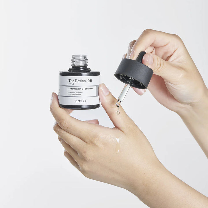 Applying COSRX Retinol 0.5 Oil for Smooth, Radiant Skin