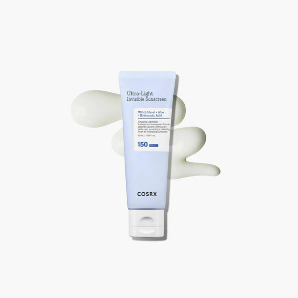 “COSRX Ultra-Light Invisible Sunscreen SPF50 PA++++ – lightweight Korean sunscreen”