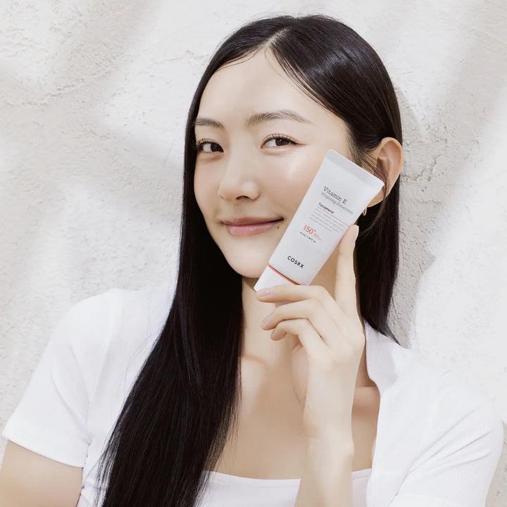 COSRX Sunscreen with Vitamin E Prevents Sun Damage and Premature Aging"