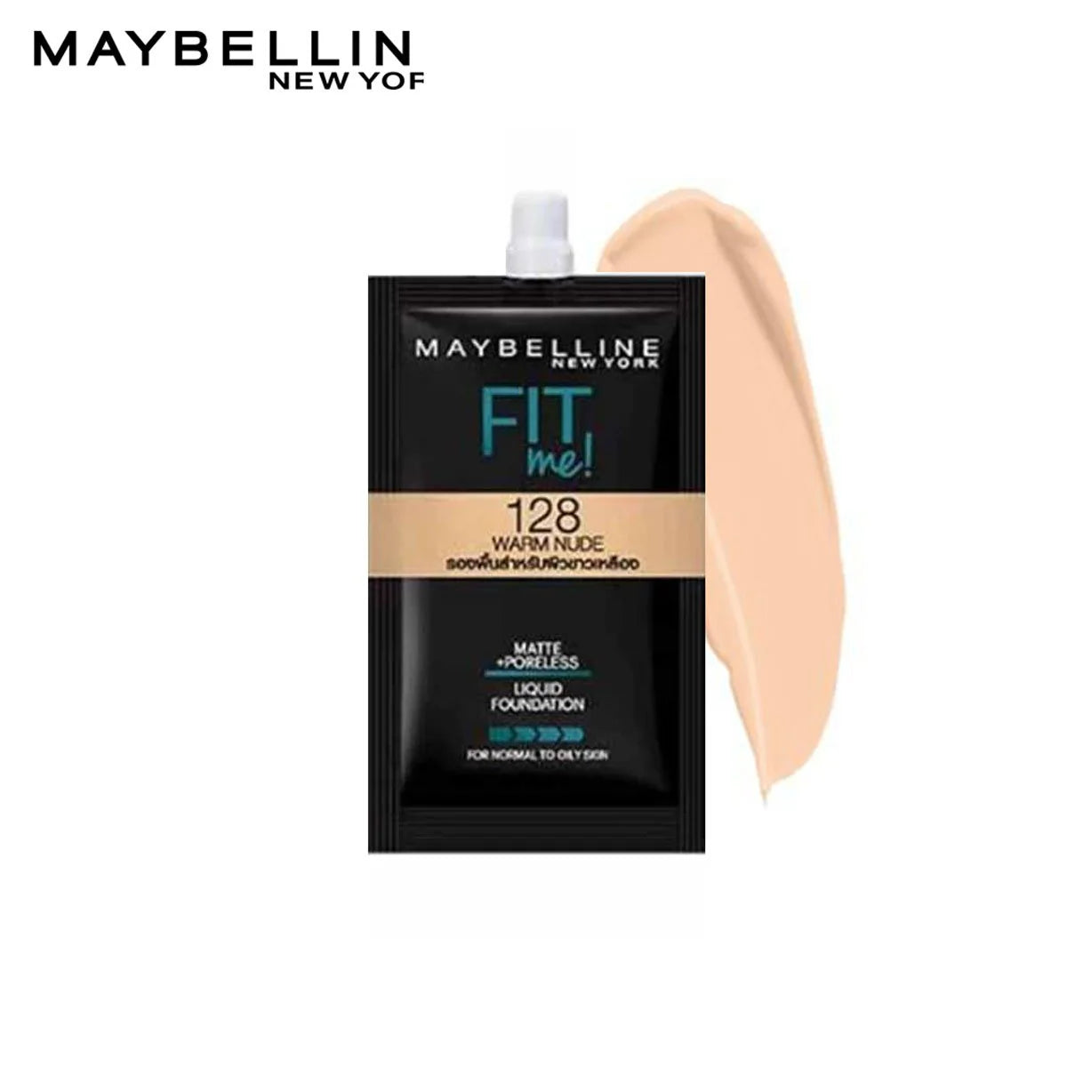 Maybelline - Fit Me Liquid Foundation 5ml - 128 Warm Nude