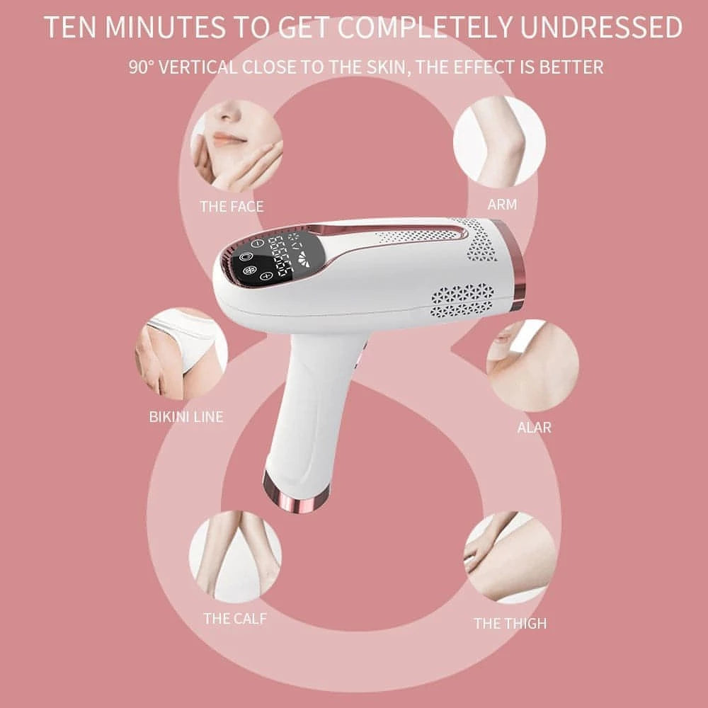 ICE Cool IPL Laser Hair Removal Device With 1 Million Flashes With Auto Features