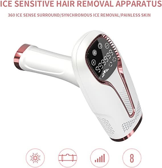 ICE Cool IPL Laser Hair Removal Device With 1 Million Flashes With Auto Features