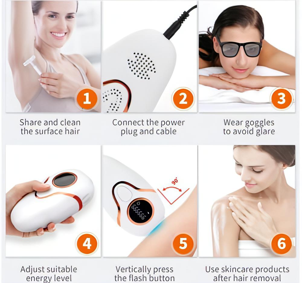 IPL Laser Permanent Hair Removal with Ice Cold Function