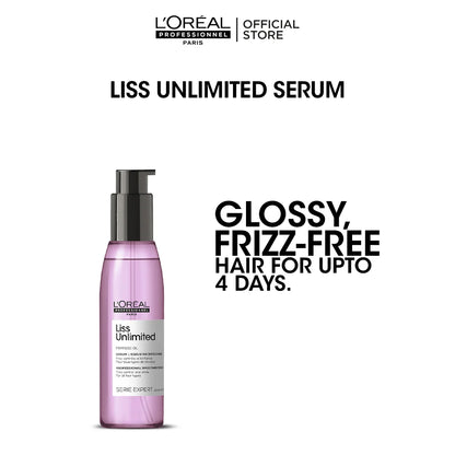 Loreal Professional Liss Unlimited Blow Dry Hair Oil - 125 ml