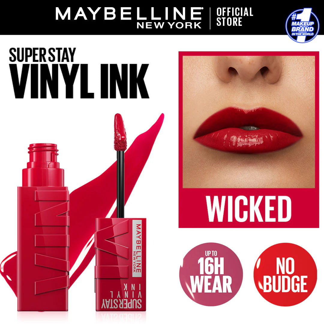 Maybelline - Superstay Vinyl Ink Liquid Lipstick - Wicked