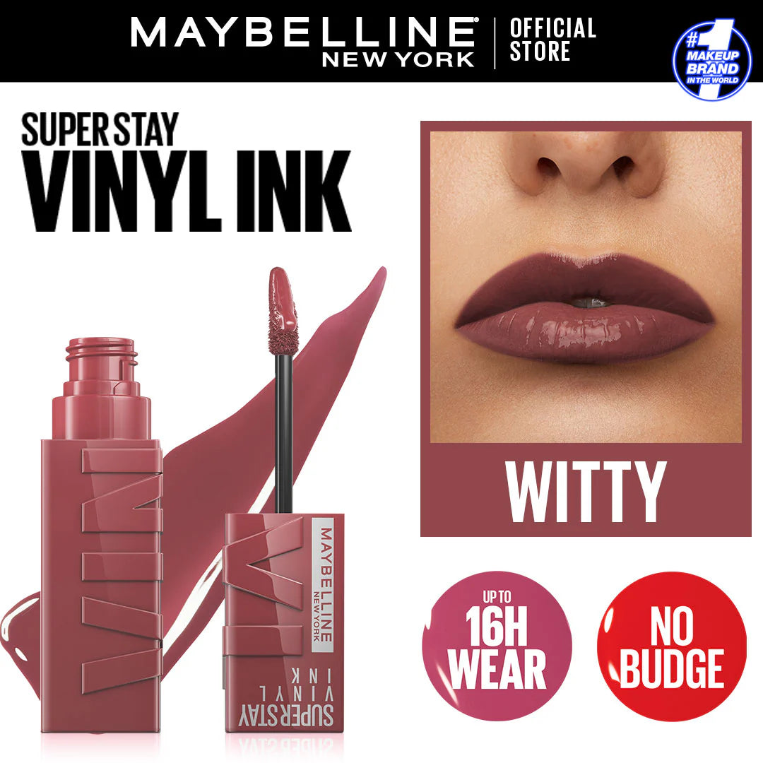 Maybelline - Superstay Vinyl Ink Liquid Lipstick - Witty