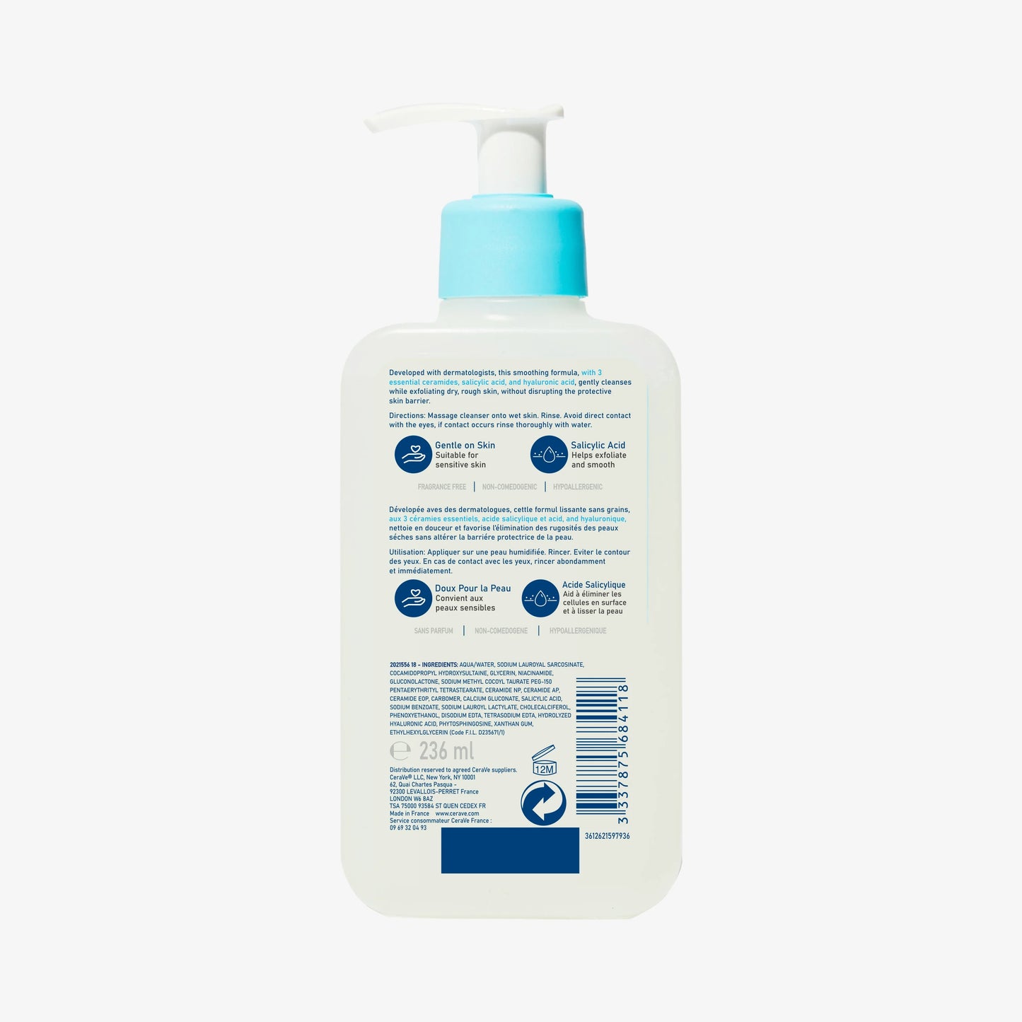 CeraVe SA Smoothing Cleanser 236ml